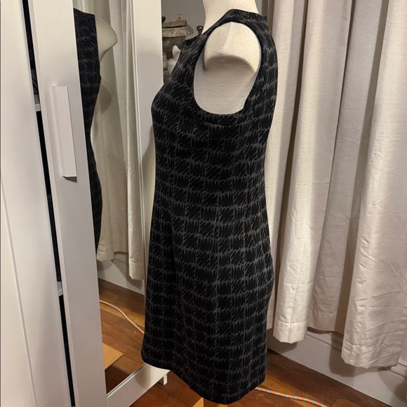 Calvin Klein Black & Gray Houndstooth Dress - Picture 6 of 7